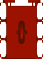 dreifach-gleitschienensystem Render unseres Dreifach-Gleitschienensystems