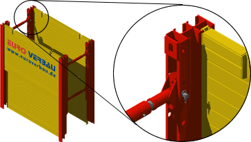 standard-gleitschienensystem Render unseres Standardgleitschienensystems
