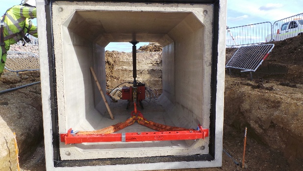 zugbalken-seilzumaschine Rohrzugmaschine EV 20 Tonnen